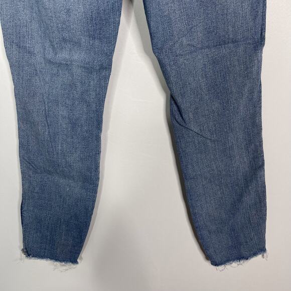 Kut From The Kloth 0 Connie High Rise Fab Ab Crop Jeans Fray Hem Denim Cotton - Picture 7 of 11